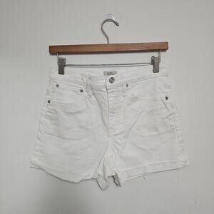 Jcrew white denim shorts denimshorts